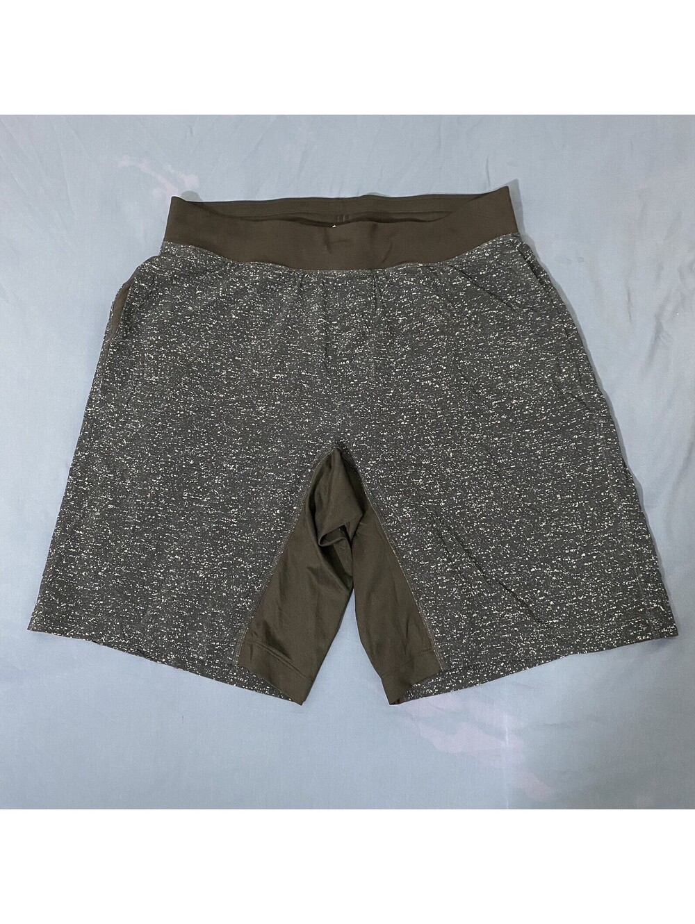 Lululemon T.H.E. Athletic Shorts 2 in 1 Inked Black Performance Men's Size Large